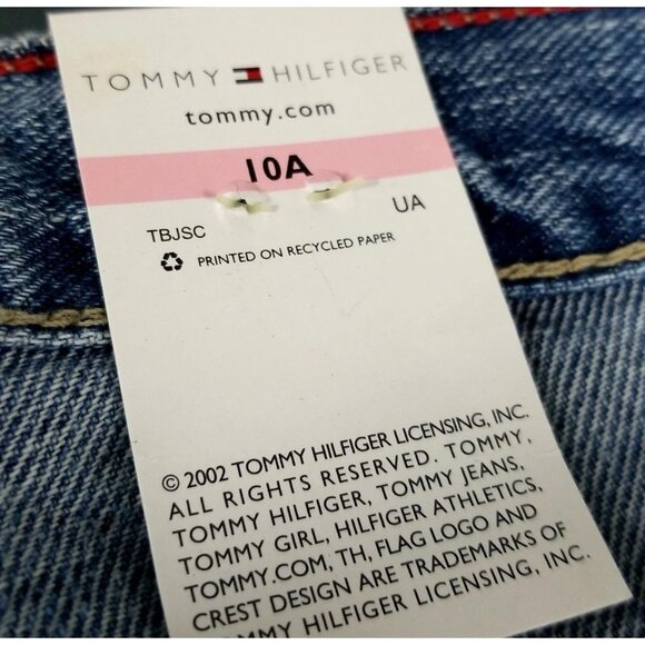 Tommy Hilfiger Boyfriend‎ Jeans Straight Leg Y2K 2002 Sz 10 NWT Women's Vtg - Picture 7 of 7